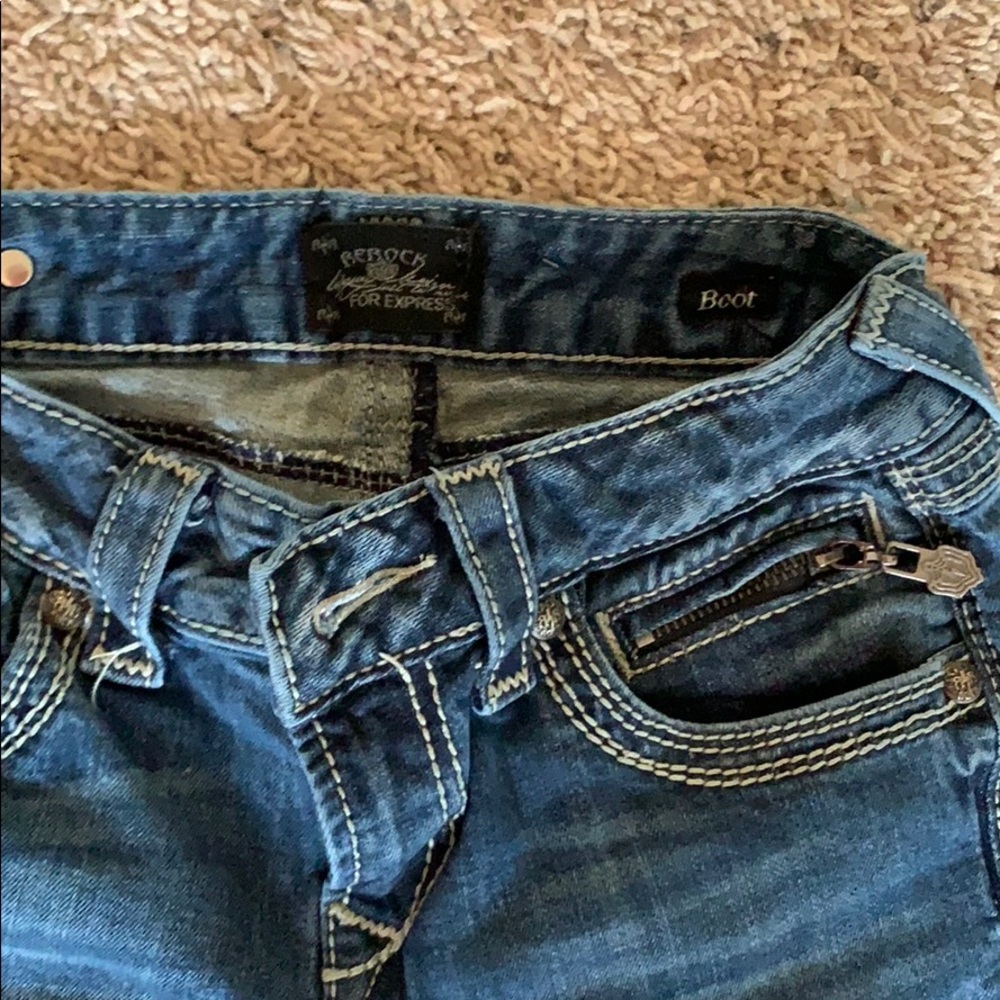 Express Rerock boot cut jeans - Picture 2 of 5